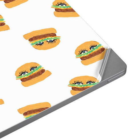 Bouffants and Broken Hearts Cute Burgers Universal Laptop 15in (12.2 x 8.8in) Skin